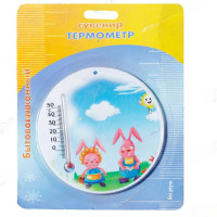 Термометр бытовой круглый с рисунком d-12см NA2059 (240)