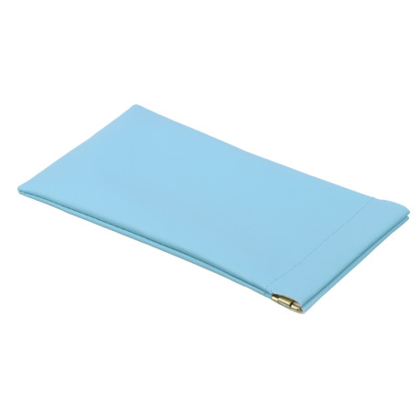 ЮL Чехол для очков мягкий с зажимом, ПУ, 18х8,5см, 5 цветов