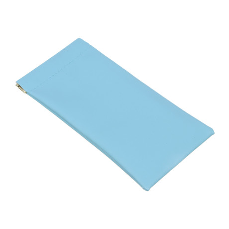 ЮL Чехол для очков мягкий с зажимом, ПУ, 18х8,5см, 5 цветов