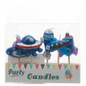 Свечи для торта NA2544 "Космический корабль" 5шт в упаковке (360)