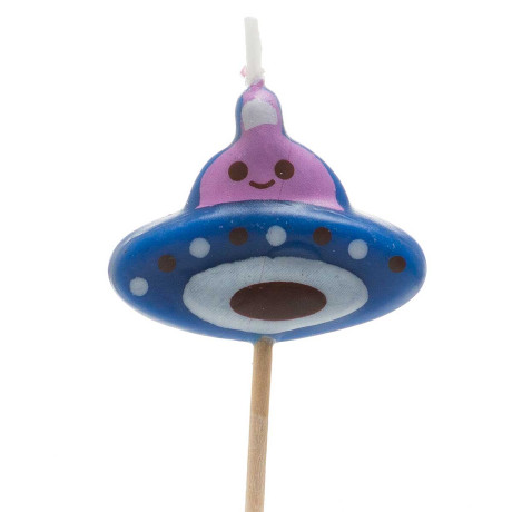 Свечи для торта NA2544 "Космический корабль" 5шт в упаковке (360)