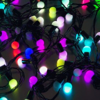 Гирлянда-нить "Шарики матовые" 100 LED разноцв. 10м. BL-10100M Funray