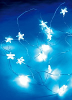 Гирлянда-нить (бат) Космос Роса &quot;Голубые нити&quot; 30LED синие 2.2м медн.пров (3xААн/к) KOCNL-EL114_blue