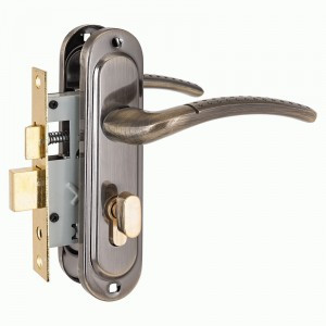 СТАНДАРТ 132/50B вертушка AB старая бронза  м/о 50мм кл/кл Замок врезной с/руч  (30)