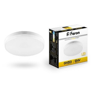 Feron GX53 9W(740lm) 2700K 2K 24x75 матовая LB-452 25832