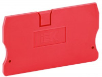 IEK Заглушка для КПИ 2в-1,5/2,5 красная YZN11D-ZGL-002-K04