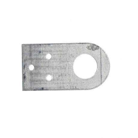 Проушина прямая, 2 мм, 75 х 40 мм, цинк Сибртех