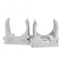 Промрукав крепеж-клипса монтаж. пист. ПМ СЕРАЯ в п/э d25 (100/700 уп/кор) цена за 1 шт PR13.0121