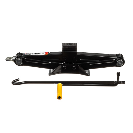 ЕРМАК Домкрат механический ромбический 1,5т, высота подъема100-393мм, резиновая площадка