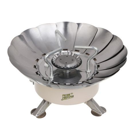 Плитка газ. к бал. с цанг. захватом тм BY Русские Супергерои, портативная, с лепестками, малая