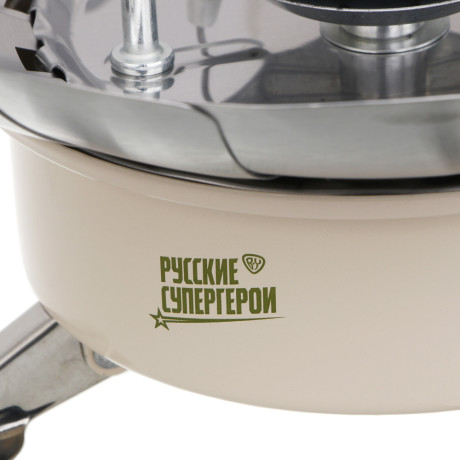 Плитка газ. к бал. с цанг. захватом тм BY Русские Супергерои, портативная, с лепестками, малая