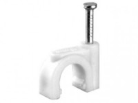 Volsten скоба круглая пластиковая  7мм (уп. 50 шт., цена за уп.) с уд.скл кратно 20! V02-6W-1-07-050