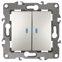 ЭРА 12 мех. выкл. СУ 2 кл. 10А инд. перламутр, автоклеммы 12-1105-15 3224