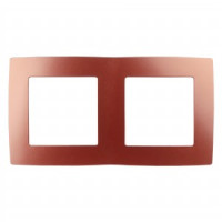 ЭРА 12 рамка СУ 2 мест., охра, 12-5002-24 5358