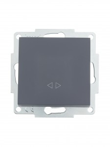 Lezard VESNA мех. выкл. СУ 1 кл. 10А (промеж.) графит (корп. ABS)  742-3488-107