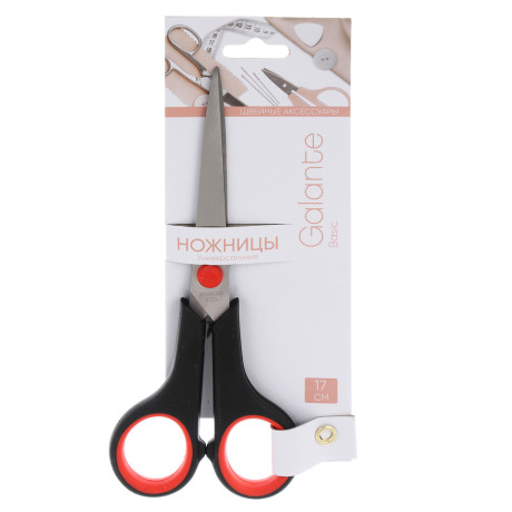 GALANTE Basic Ножницы универсальные металл, пластик, 17см