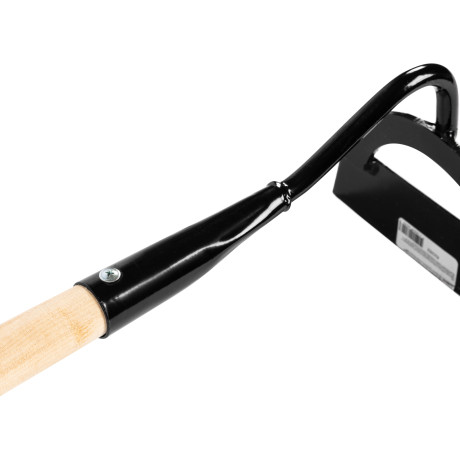 Мотыга стальная усиленная, 170 х 60 х 1430 мм, деревянный черенок, Сибртех