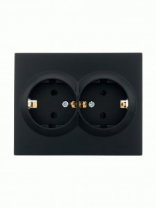 Lezard VESNA роз. СУ 2 мест. 16А  чёрный (шторки) (ПБТ) (корпус ABS) 742-4200-178B