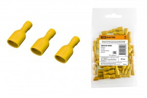TDM Разъем  РППИ-М 5,5-250 желт (мама) (уп. 50шт, цена/уп) SQ0546-0006