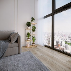 Подставка д/цветов Шафран 15Л 49х27,5х104,1см, до 8кг, труба, ЛДСП (черный) ПДЦШ15ЛЧ под заказ ЗМИ