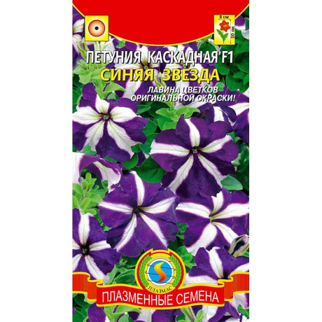 Петуния Синяя звезда (Лавина) Плазма Ц