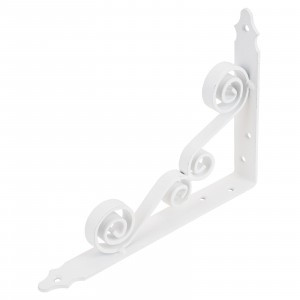 Кронштейн фигурный Домарт мод.8200*150) белый10)
