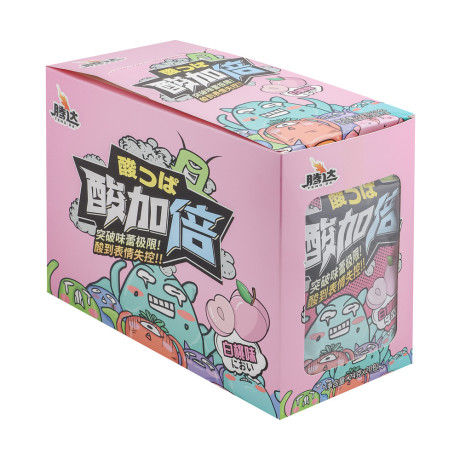 Конфеты супер кислые персик Монстрики 24 гр