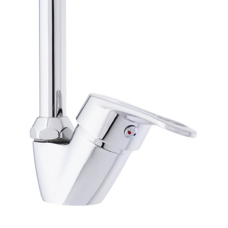 СоюзКран Смеситель для кухни, высокий излив 25см, керам. картридж 35мм, хром, цинк, SK01-T103