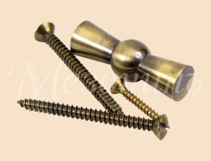 МЕЗОНИНЪ Ручка для поворотного выключателя в комплекте с саморезами, цвет темная бронза GE30001-38