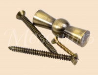 МЕЗОНИНЪ Ручка для поворотного выключателя в комплекте с саморезами, цвет темная бронза GE30001-38