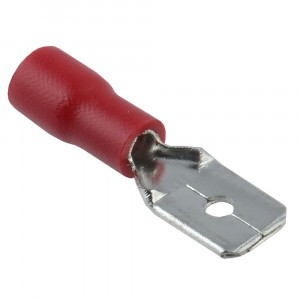 STEKKER Наконечник плоский изолир. (папа) РпИп 0,5-1,5мм2 Красный LD401-15250 (уп.100шт) 39409