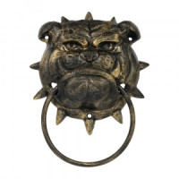 Ручка чугунная дверная Бульдог 14*18*4см (в кор 6шт, цена за шт) BLUMEN HAUS