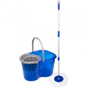 Набор для уборки, ведро 5л с отжимом,самоотж.швабра с кругл.насадкой (2шт),OfficeClean Professional