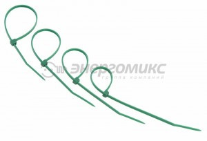REXANT хомут нейлоновый  150x2.5 мм 25 шт зеленый, (10!) 07-0153-25