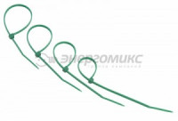 REXANT хомут нейлоновый  150x2.5 мм 25 шт зеленый, (10!) 07-0153-25