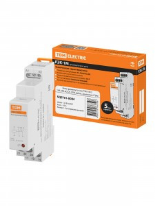 TDM реле РЭК-1М/2 16А 24В АС/DC (DIN-рейка, 2р-контакт) SQ0701-0084