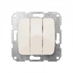 KRANZ DEA мех. выкл. 3кл СУ 10А Беж KR-78-0234