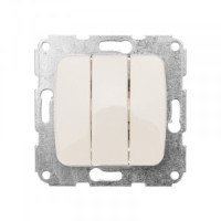 KRANZ DEA мех. выкл. 3кл СУ 10А Беж KR-78-0234