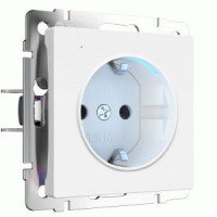 Werkel мех. роз. СУ 1 мест. 16A (инд.) W1171461 (белый матовый) a062405