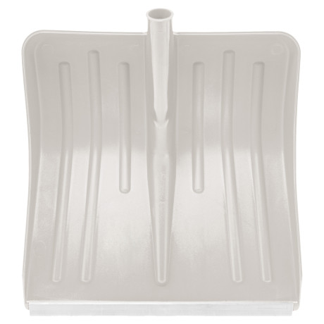 Лопата для уборки снега пластиковая, белая, 420 х 425 мм, без черенка, Сибртех