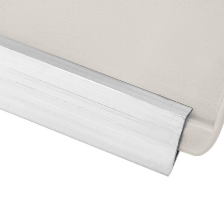 Лопата для уборки снега пластиковая, белая, 420 х 425 мм, без черенка, Сибртех