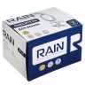 RAIN Смеситель для ванны Алия, короткий излив, керам. кран-буксы 1/2, душ. набор, латунь, хром