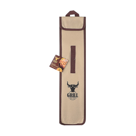 Набор шампуров 6шт тм GRILLBOOM, нерж.сталь, 45см, в чехле