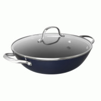 Сковорода вок чугун Professional c крышкой d=28см h=8см, антиприг.покрытие, индукция TR-44915 TalleR