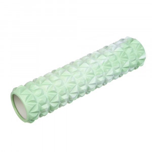 SILAPRO MAX Роллер для миофасциального массажа, зелено-белый, 45х11см, EVA, PVC