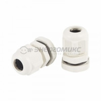 REXANT кабельный ввод PG-13,5 (6-12 мм) серый цена за шт (100!), 07-8013