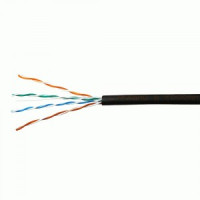 SkyNet Premium кабель UTP 4x2x0,51, медный,  кат.5e, одножил., OUTDOOR, 100 м, коробка, черный