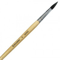 Кисть BRAUBERG белка, круглая, №6, 200183