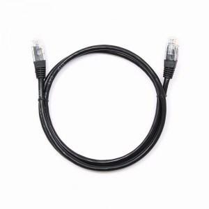 Cablexpert патч-корд UTP cat5e, 1м, литой, многожильный (черный)