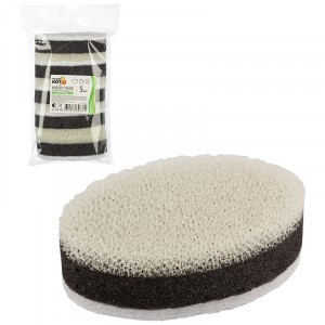 Губки для мытья посуды поролон/абразив/ППУ,3-х сл,9,5*6,5*3см,5шт,KS-09,107571/ Рыжий кот